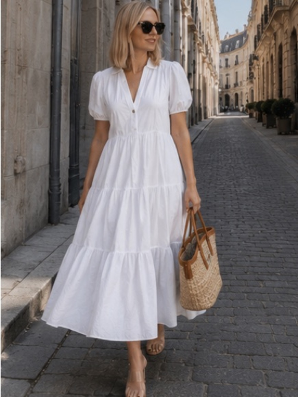 Zara  midi dress bloggers favorite - Picture 2 of 13